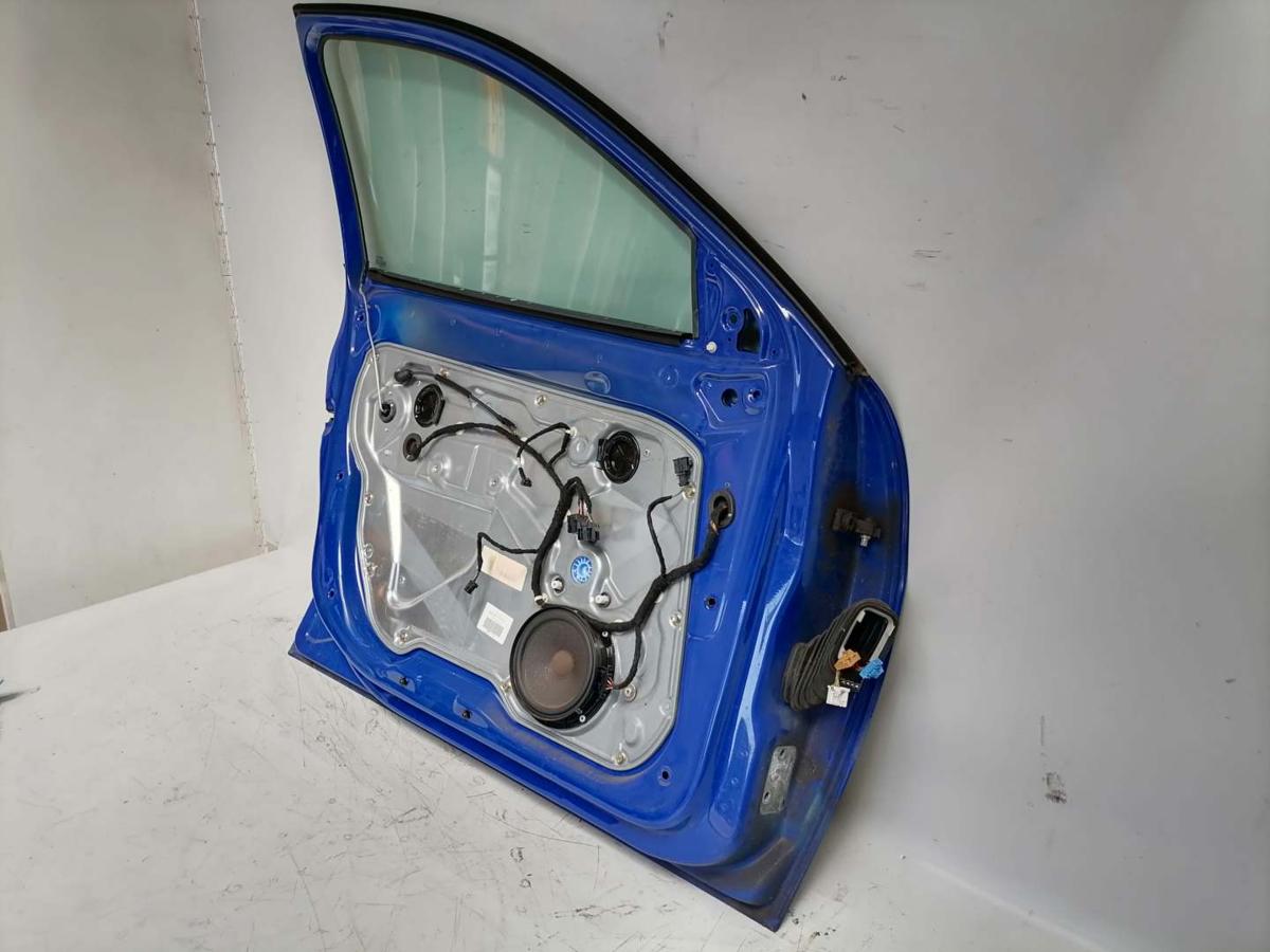 Seat Ibiza 6L original Tür vorn links LS5G Azul Swing Blue 5-Türer Bj.2003